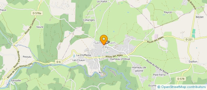 localisation de l'entreprise SC AEC BIRDIE  SAINT-ROMAIN-D'AY