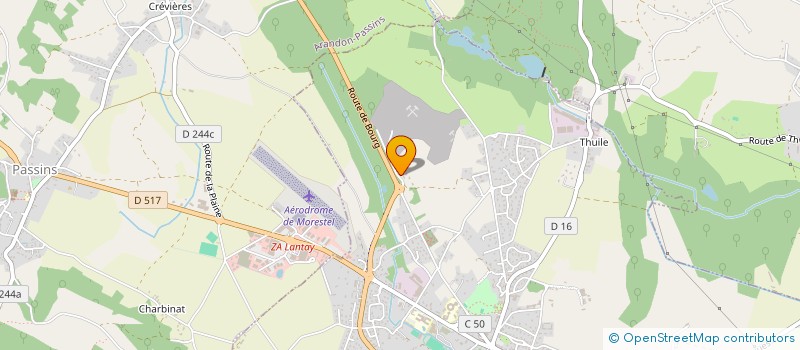 localisation de l'entreprise SC AGENCEMENT  MORESTEL