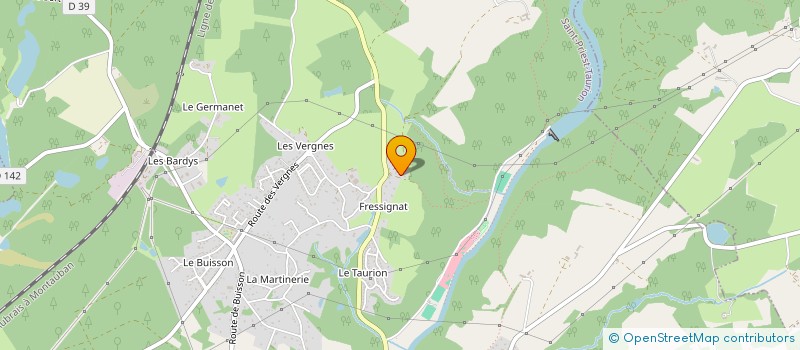 localisation de l'entreprise SC AGFOLIM  SAINT-PRIEST-TAURION