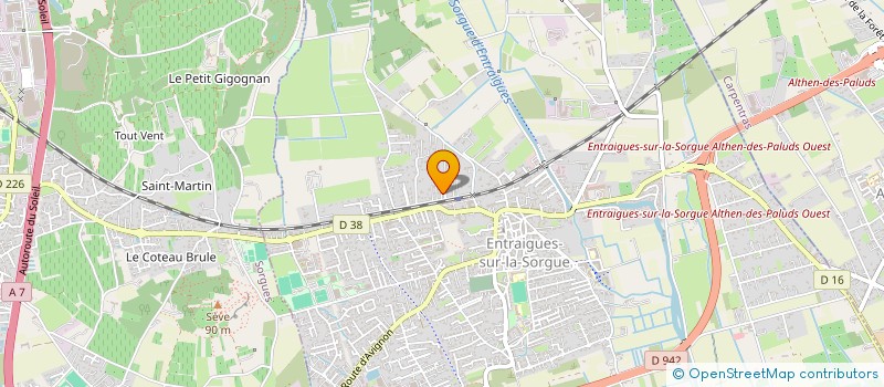 localisation de l'entreprise SC AGRICOLE LES CEDRES  ENTRAIGUES-SUR-LA-SORGUE