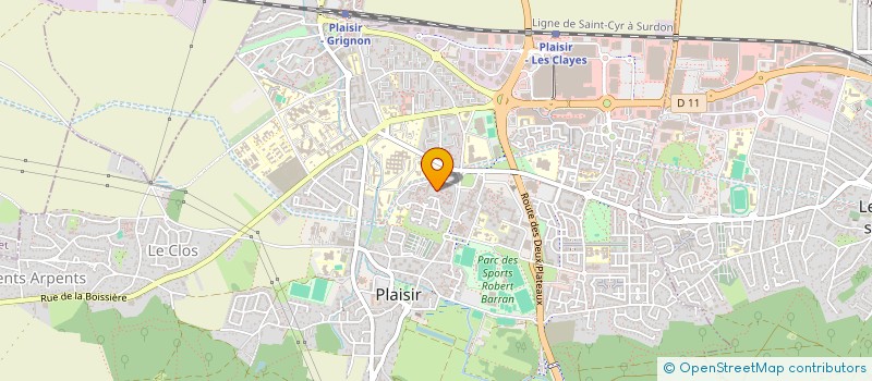 localisation de l'entreprise SC AHIPO INVESTISSEMENT  PLAISIR