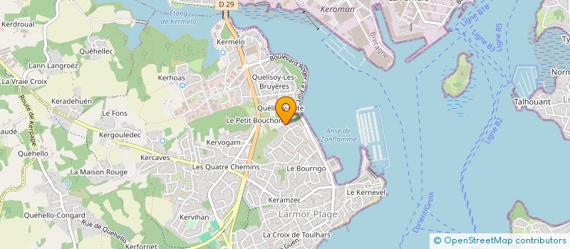 localisation de l'entreprise SC AIGUE-MARINE  LARMOR-PLAGE