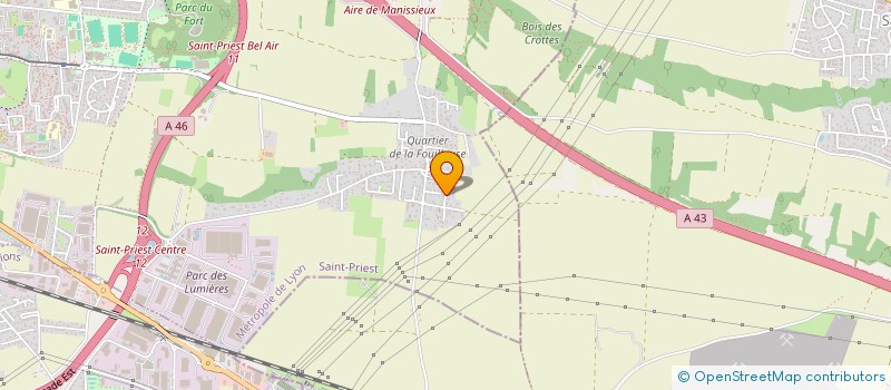 localisation de l'entreprise SC AJD  SAINT-PRIEST