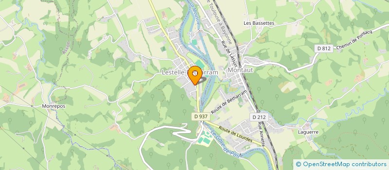 localisation de l'entreprise SC ALBENOPA-2  LESTELLE-BETHARRAM