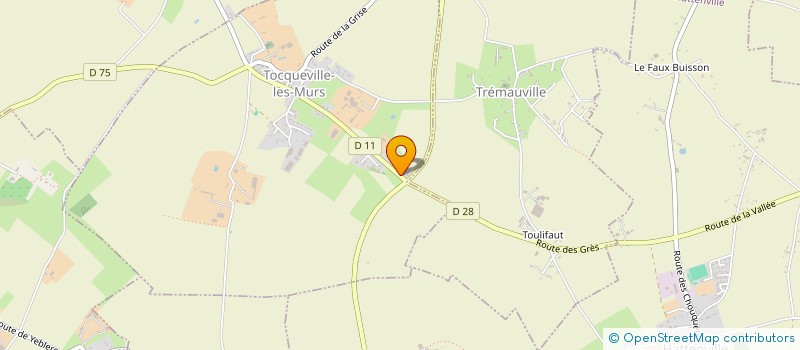 localisation de l'entreprise SC ALEXANDRE ROUEN  TOCQUEVILLE-LES-MURS