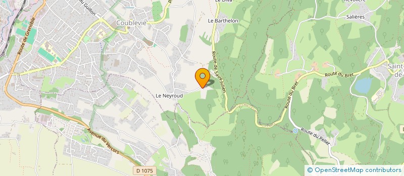 localisation de l'entreprise SC ALIZES  COUBLEVIE