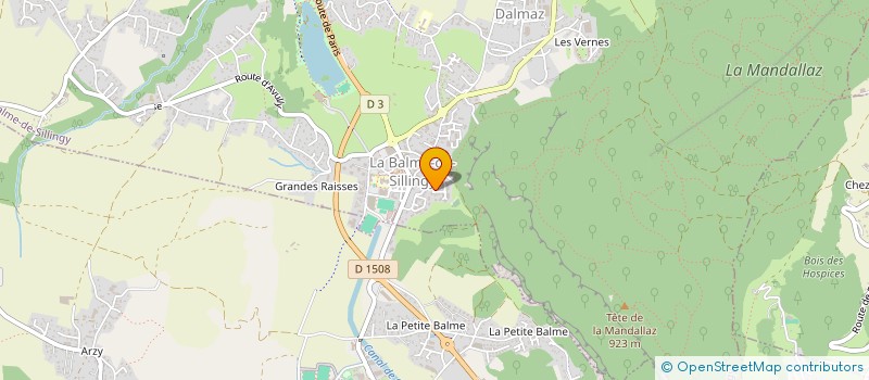 localisation de l'entreprise SC ALLGOR  LA BALME-DE-SILLINGY