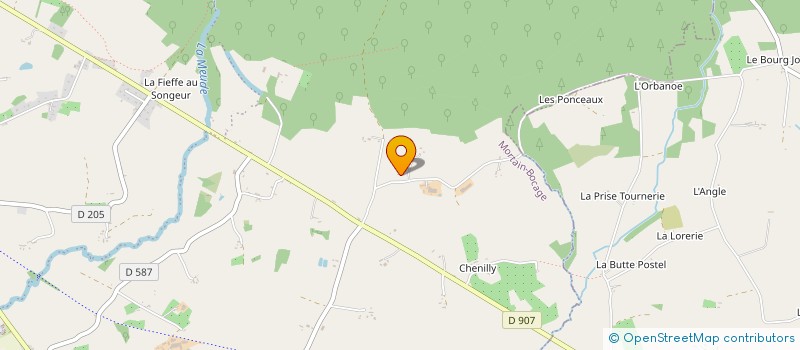 localisation de l'entreprise SC ALMIN  ROMAGNY FONTENAY