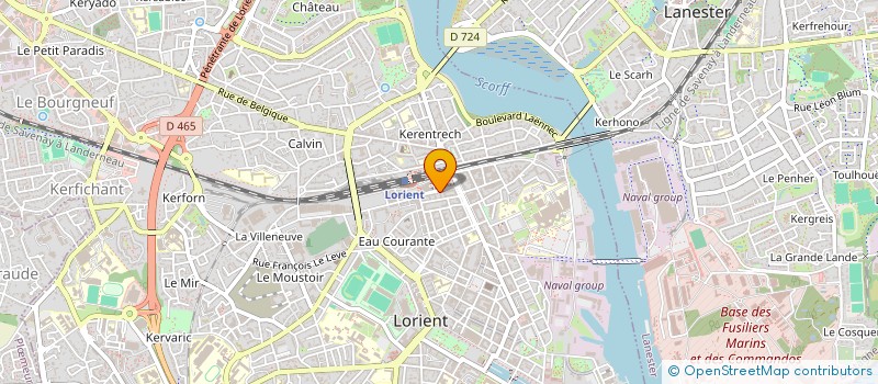 localisation de l'entreprise SC ALSM  LORIENT