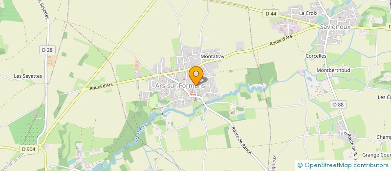 localisation de l'entreprise SC ALYATTE  ARS-SUR-FORMANS