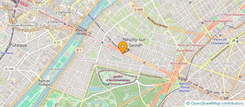 localisation de l'entreprise SC AMB à NEUILLY-SUR-SEINE