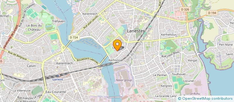 localisation de l'entreprise SC AMG  LANESTER