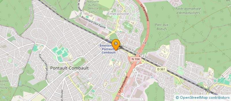 localisation de l'entreprise SC & AMO à PONTAULT-COMBAULT