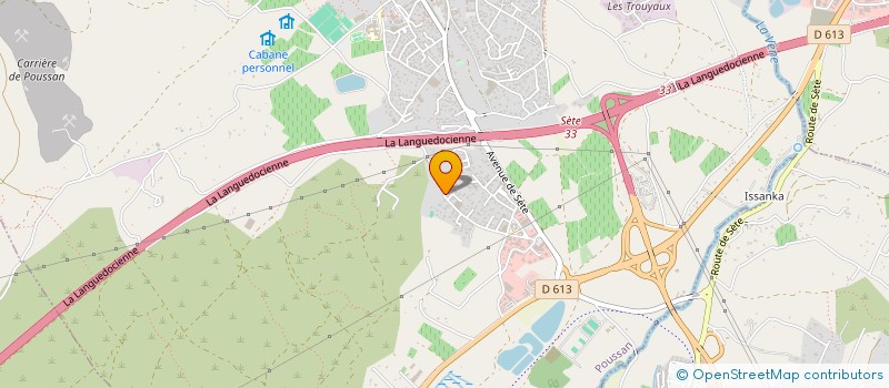 localisation de l'entreprise SC AMP  POUSSAN