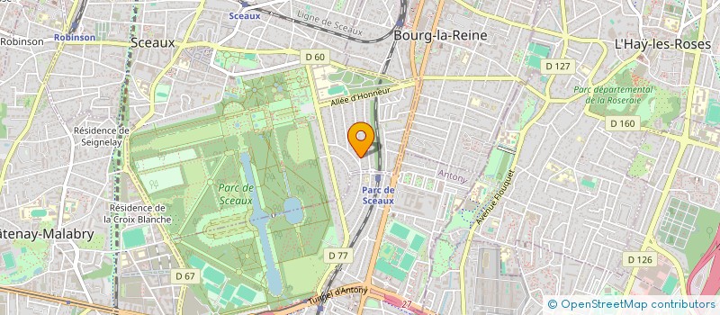 localisation de l'entreprise SC ANAM à SCEAUX