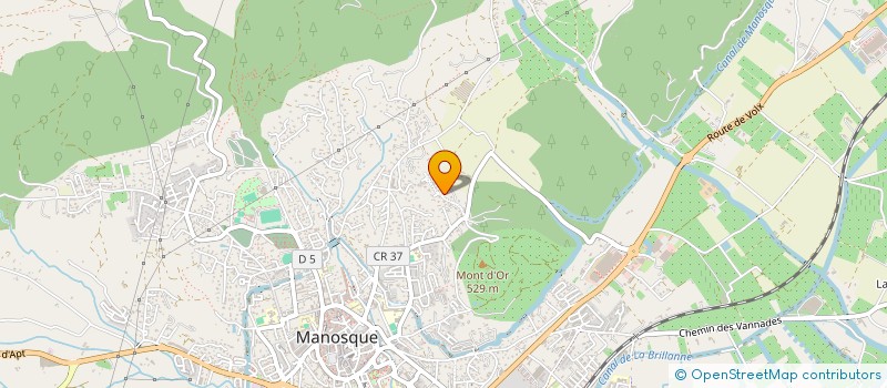 localisation de l'entreprise SC ANANDA à MANOSQUE