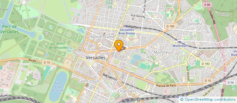 localisation de l'entreprise SC AR BUROTIC à VERSAILLES