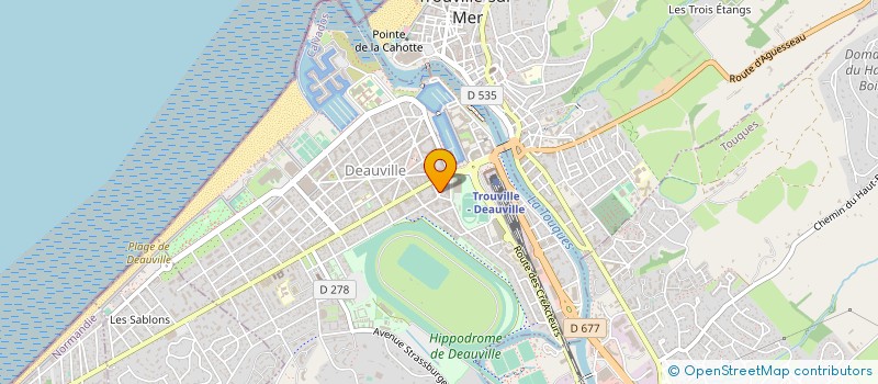 localisation de l'entreprise SC ARION à DEAUVILLE