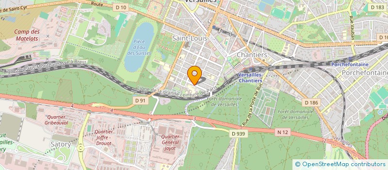 localisation de l'entreprise SC ARLEQUIN  VERSAILLES