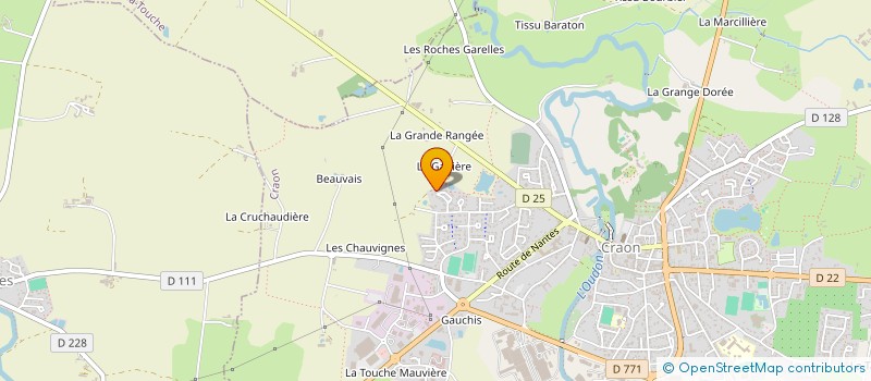 localisation de l'entreprise SC ARLOVA  CRAON