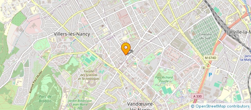 localisation de l'entreprise SC ARNAULD PELLET  NANCY