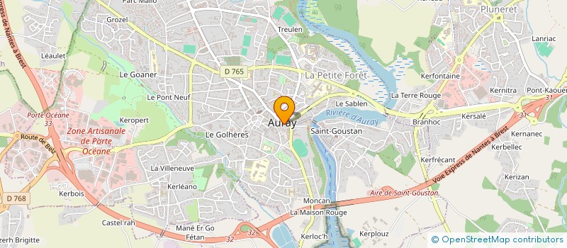 localisation de l'entreprise SC ARPI'5 à AURAY