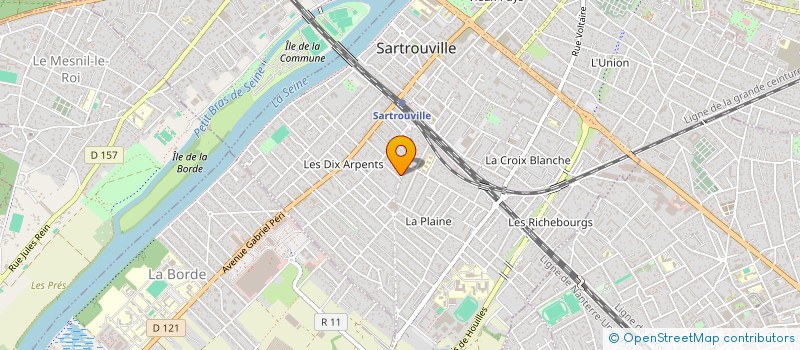 localisation de l'entreprise SC ARTHUR & FAMILY  SARTROUVILLE