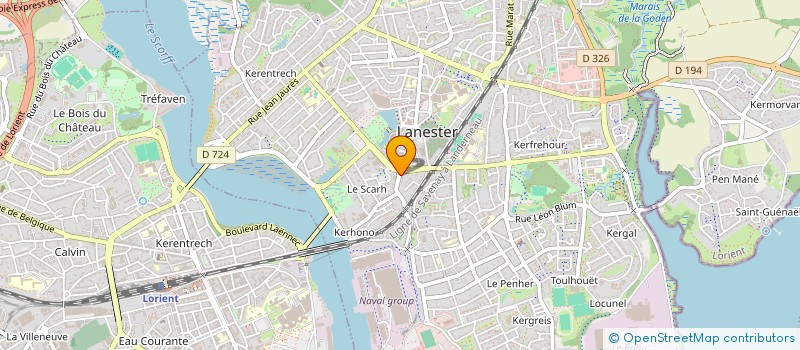 localisation de l'entreprise SC ARWEN  LANESTER