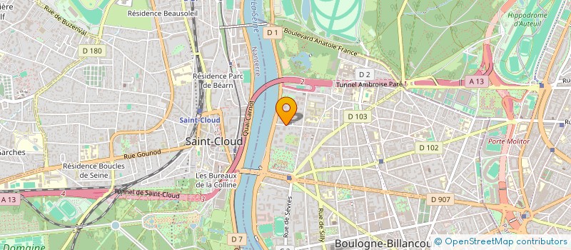 localisation de l'entreprise SC ASI FRANCE à BOULOGNE-BILLANCOURT