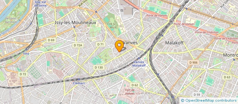 localisation de l'entreprise SC ASSOCIATION à VANVES