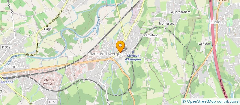 localisation de l'entreprise SC AU CARRE  CIVRIEUX-D'AZERGUES