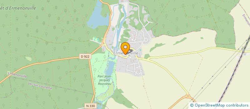 localisation de l'entreprise SC AUBERT - THEVENET à ERMENONVILLE