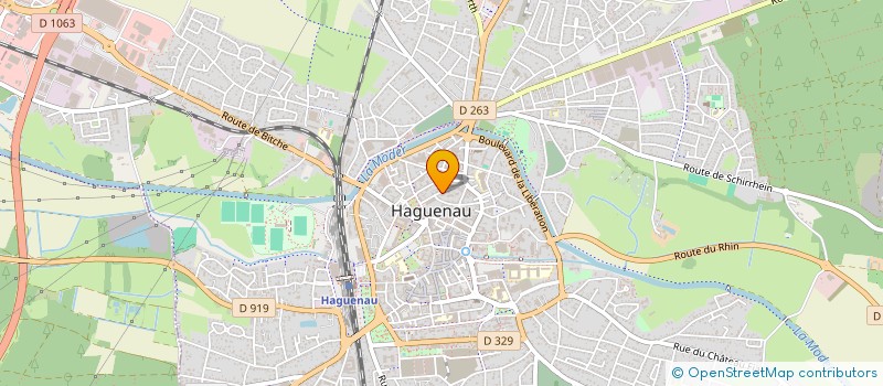 localisation de l'entreprise SC AUPAUMA  HAGUENAU