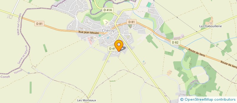 localisation de l'entreprise SC AURELAS  CHEROY