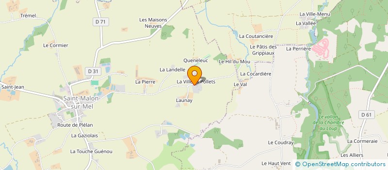 localisation de l'entreprise SC AURSEV  SAINT-MALON-SUR-MEL