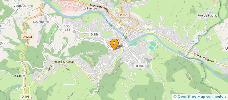 localisation de l'entreprise SC AUTO 12  ESPALION