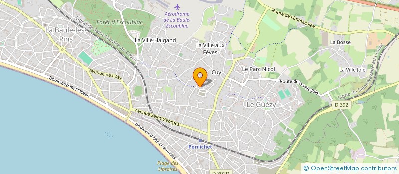 localisation de l'entreprise SC AVENIR  LA BAULE-ESCOUBLAC