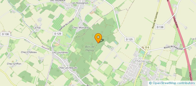 localisation de l'entreprise SC AVENIR  THENAC