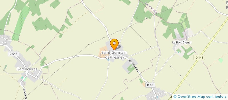 localisation de l'entreprise SC AVF  SAINT-GERMAIN-DE-FRESNEY