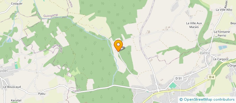 localisation de l'entreprise SC AXEST DEVELOPPEMENT  LANTIC