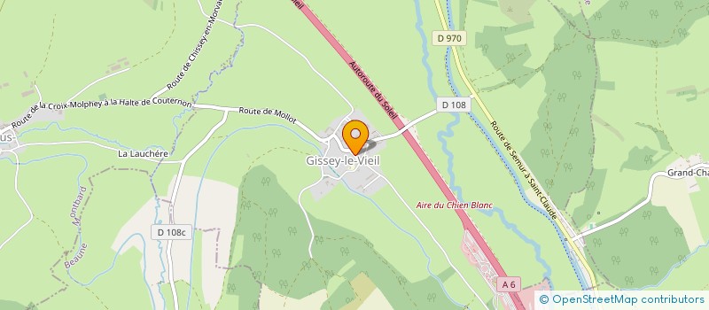 localisation de l'entreprise SC AYUKATAPA  GISSEY-LE-VIEIL