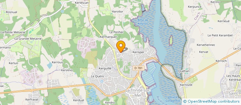 localisation de l'entreprise SC AZUR  LA TRINITE-SUR-MER