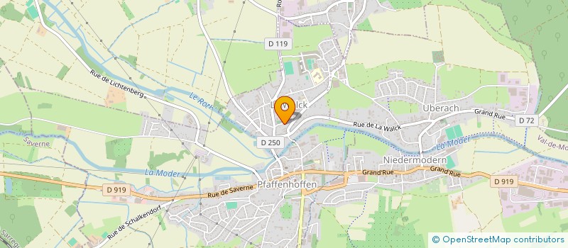 localisation de l'entreprise SC B+  VAL-DE-MODER