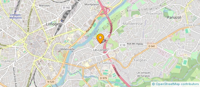 localisation de l'entreprise SC BABYLONE 2 à LIMOGES