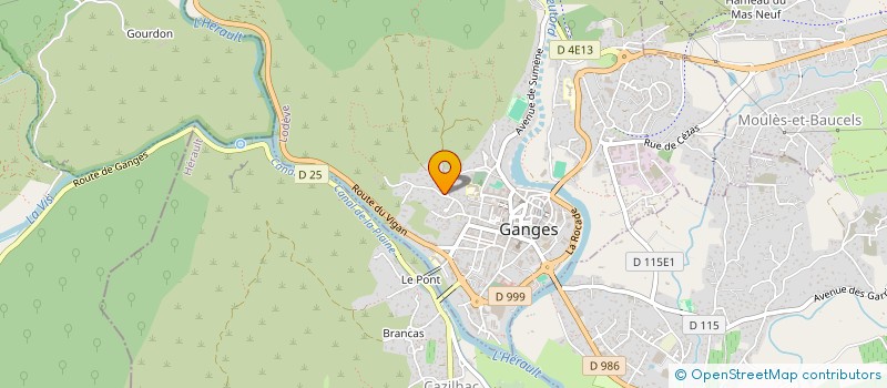 localisation de l'entreprise SC BACTAR  GANGES