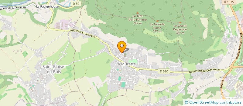 localisation de l'entreprise SC BADIOU-LOJUMA  LA MURETTE