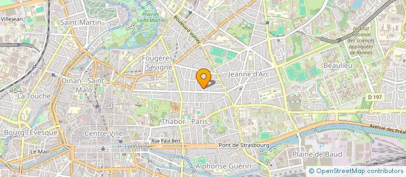 localisation de l'entreprise SC BALDUINUS  RENNES