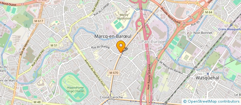 localisation de l'entreprise SC BALEINIM  MARCQ-EN-BARUL