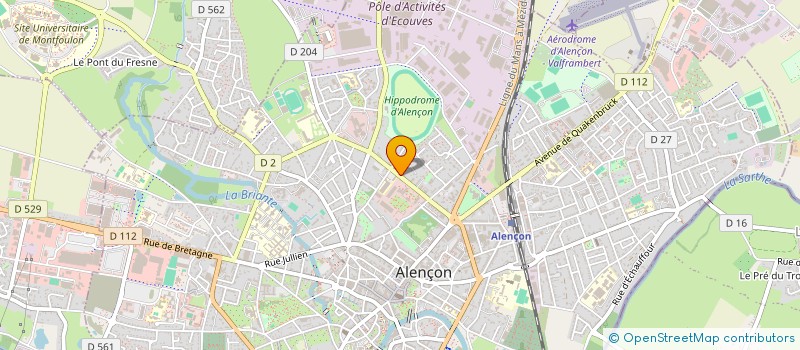 localisation de l'entreprise SC BALINE à ALENCON