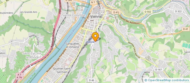 localisation de l'entreprise SC BALTAZAR  VIENNE